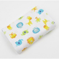 嬰兒純棉多用途薄包被 / 浴巾 / 床單 (森林可愛動物)